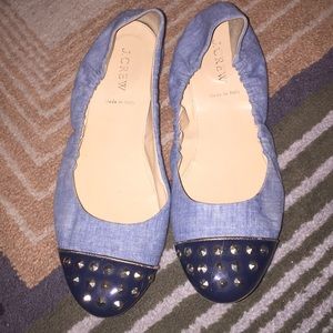 J Crew size 9.5 ballerina flats